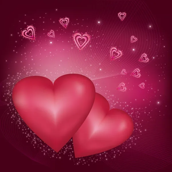 Abstrait Valentine's Day background — Image vectorielle