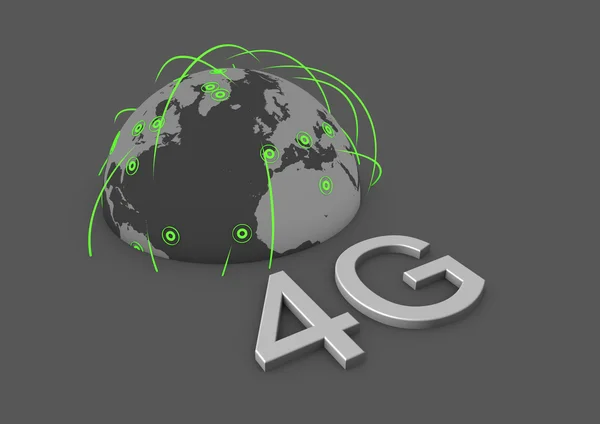 Globální 4g síť — Stock fotografie