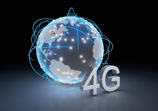 Global 4g network Stock Picture