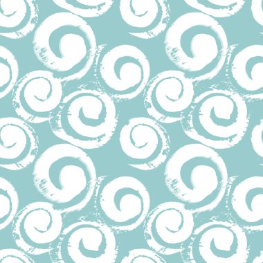 Abstract spirals seamless pattern clipart