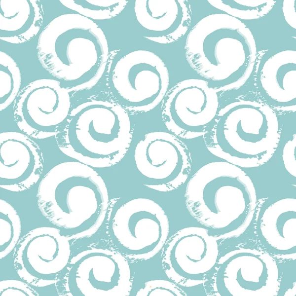 Naadloze patroon van abstracte spiralen — Stockvector