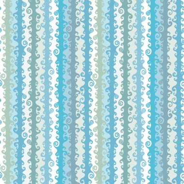 Wavy strips seamless pattern clipart