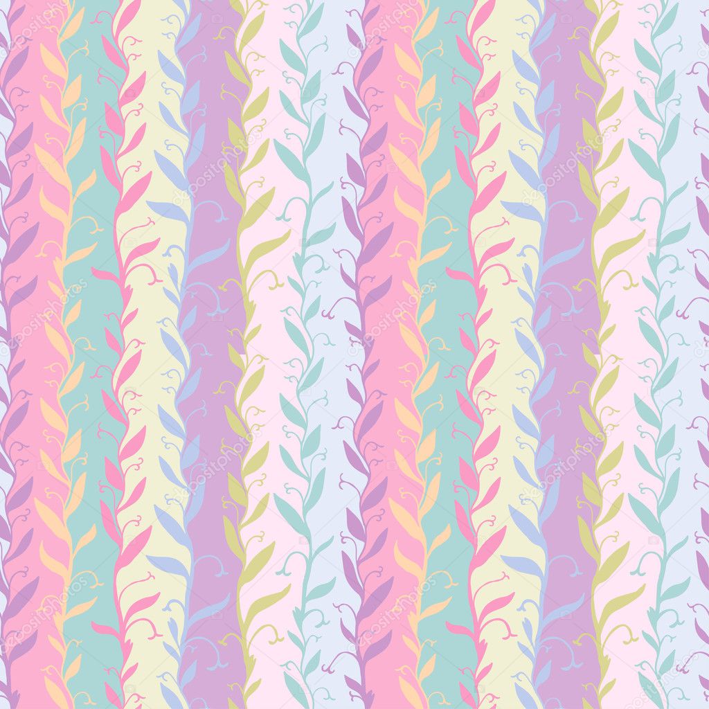 Manycolored twigs seamless pattern