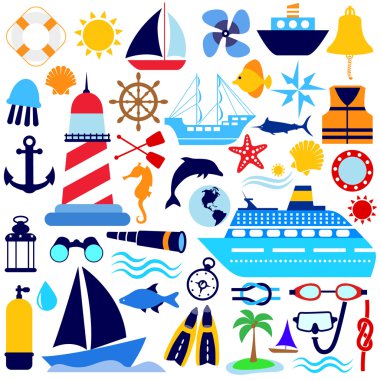 Nautical icon clipart