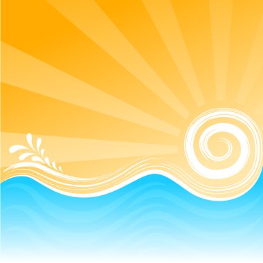 Abstract sun clipart