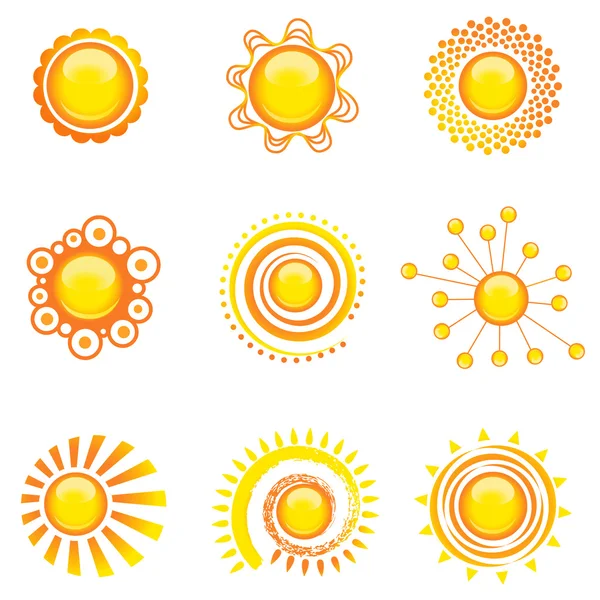 Символ солнца — стоковый вектор