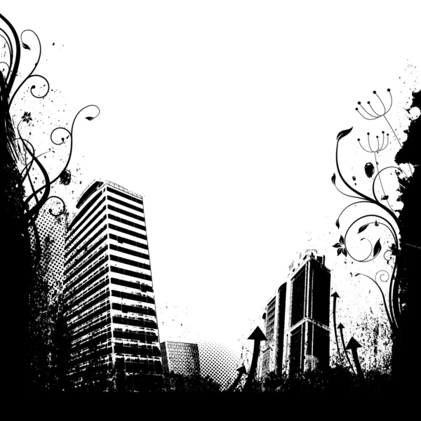 Ville urbaine — Image vectorielle