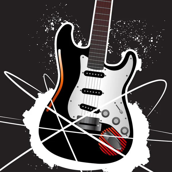 Kytara design — Stockový vektor
