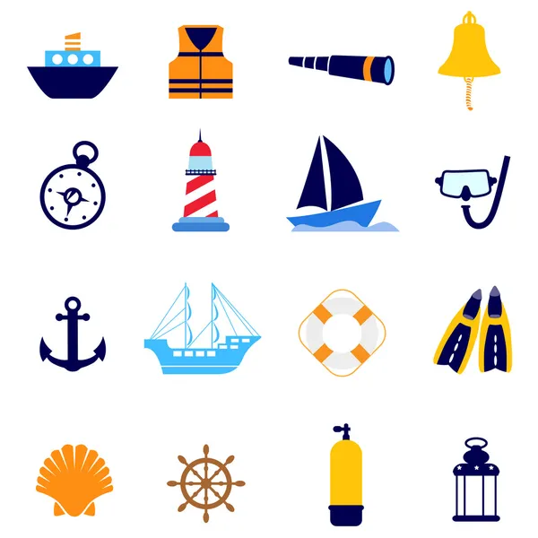 Nautical icon — Stock Vector