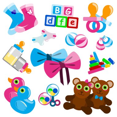 Baby toys clipart