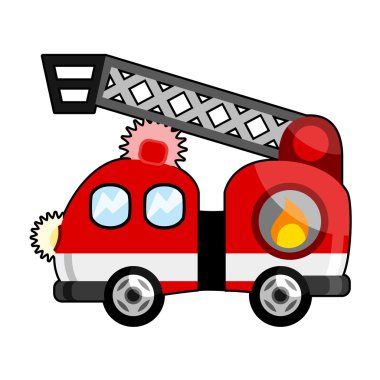 Fire truck clipart