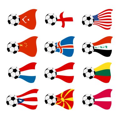 Ulusal Futbol bayrakları