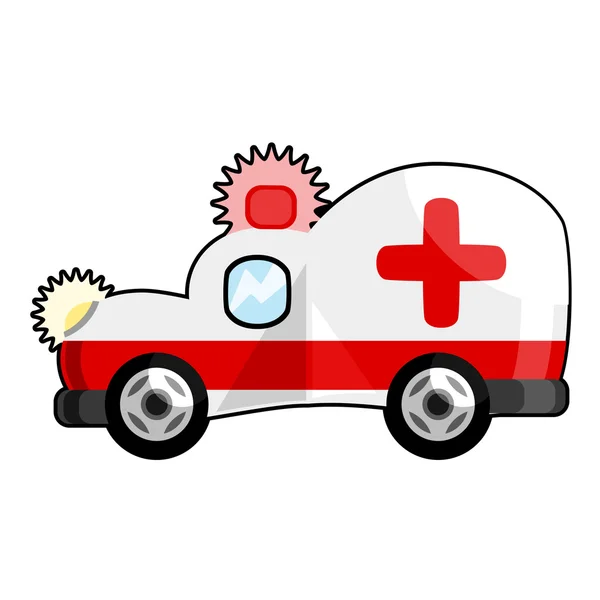 Ambulans vektör — Stok Vektör