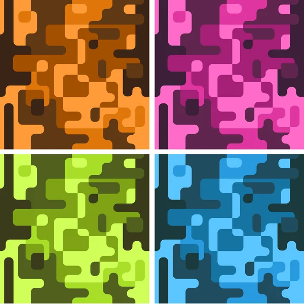 Abstrakt bakgrunn fire forskjellige farger – stockvektor