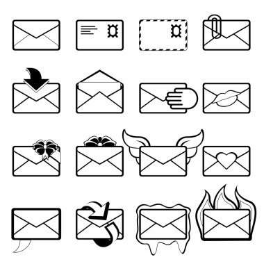 Letter set clipart