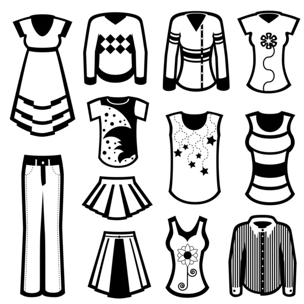 Design de roupas — Vetor de Stock