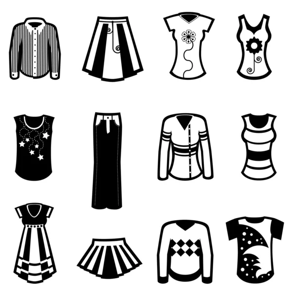 Kleidungsdesign — Stockvektor