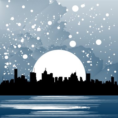 City background clipart