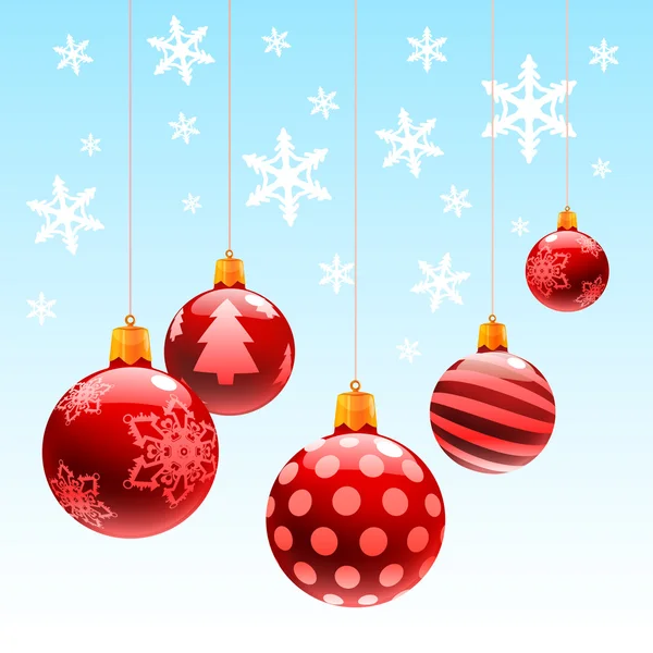 クリスマス飾りボール — ストックベクタ