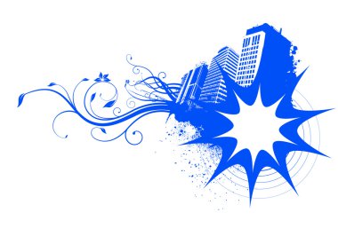 Abstract city clipart