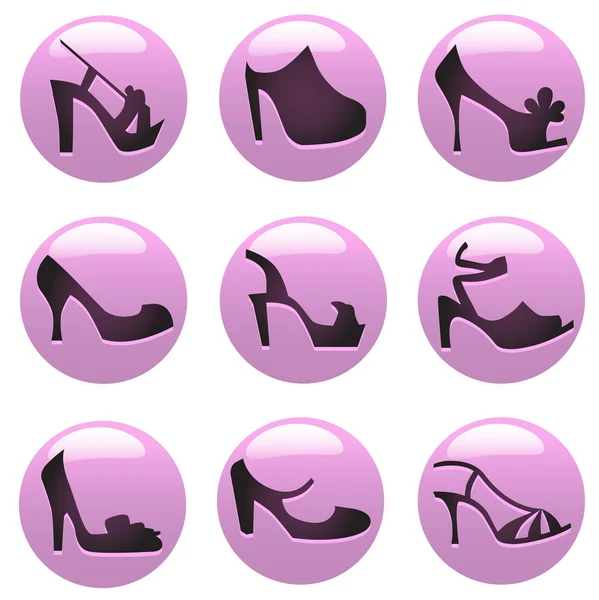 Fashion shoes icon — Stock Vector