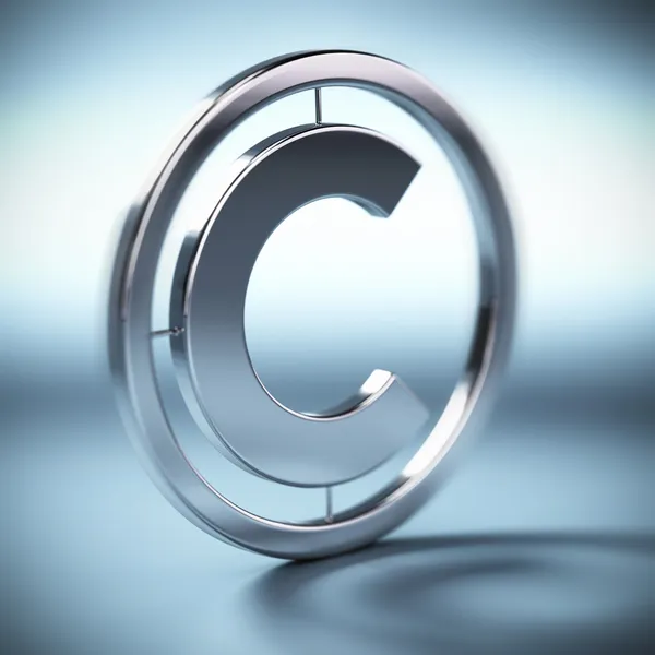 Copyrightsymbolen bakgrund — Stockfoto