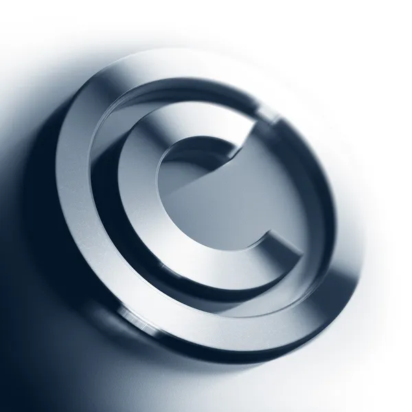 Copyright symbol pozadí — Stock fotografie