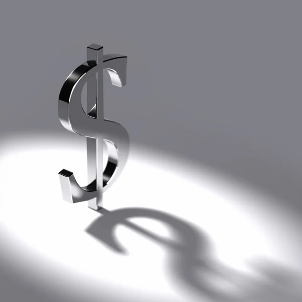 Фигура доллара или символ — стоковое фото