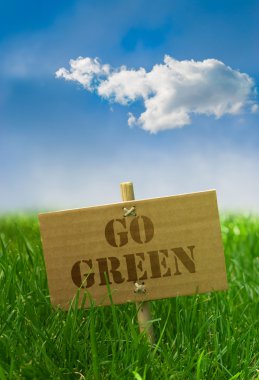 Go green clipart