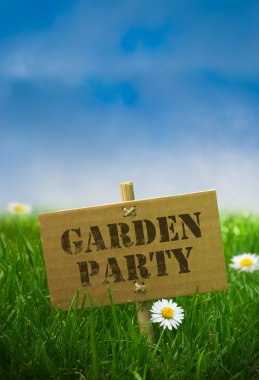 Garden party clipart