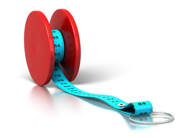 Yoyo effect - weight loss - diet — Stock Photo, Image