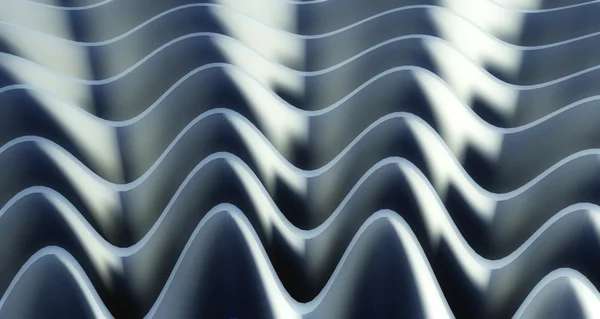 3 d の波状の背景 — ストック写真
