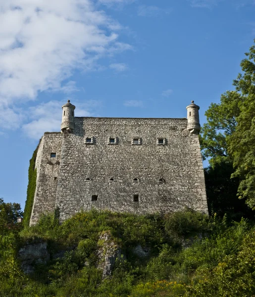 Versterkt kasteel muur — Stockfoto
