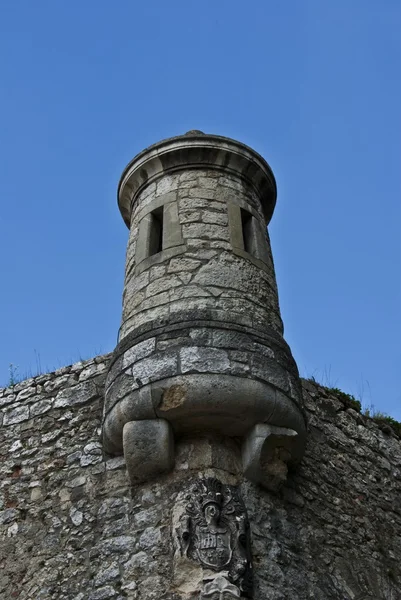 Muralha fortificada do castelo — Fotografia de Stock