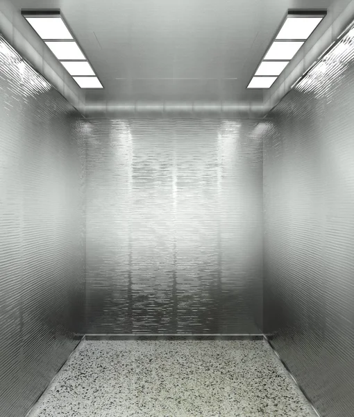 3D современный интерьер лифта — стоковое фото