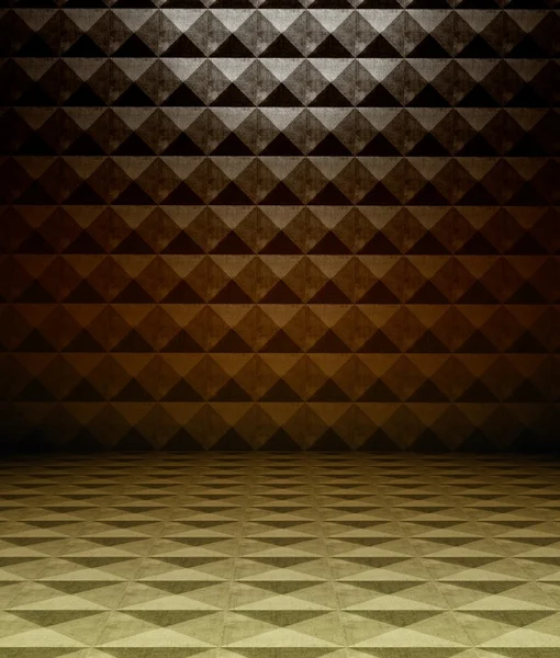 3d металлическая квадратная плитка — стоковое фото
