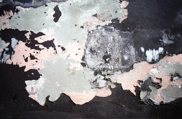 Grunge Betonwand Textur mit abblätternder Farbe — Stockfoto