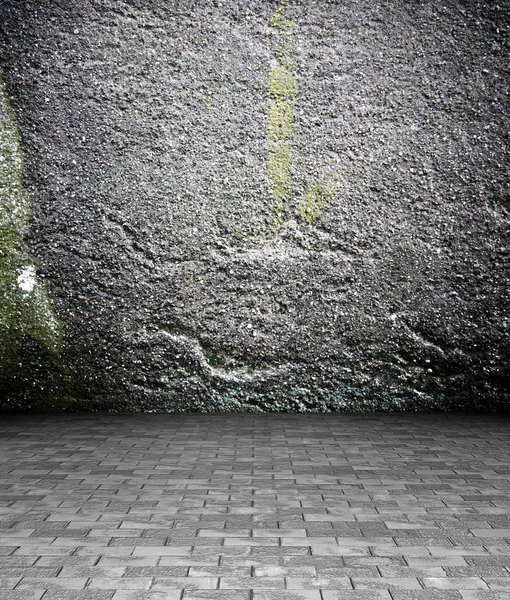 3d kipsi ja betoni rakenne, tyhjä sisustus — kuvapankkivalokuva