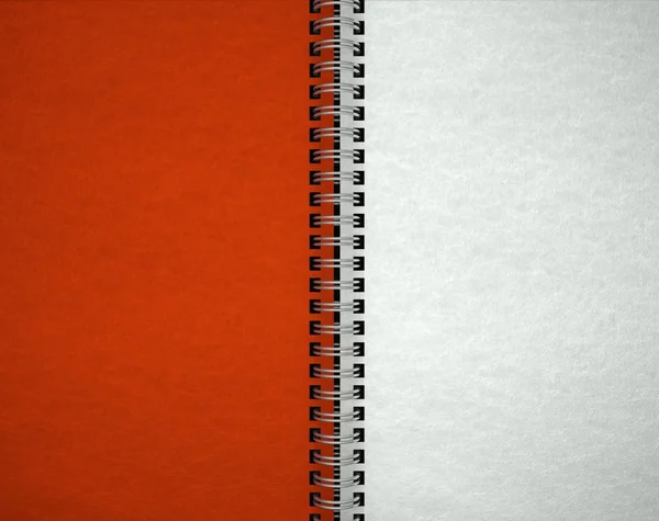Caderno em branco aberto, textura de papel — Fotografia de Stock