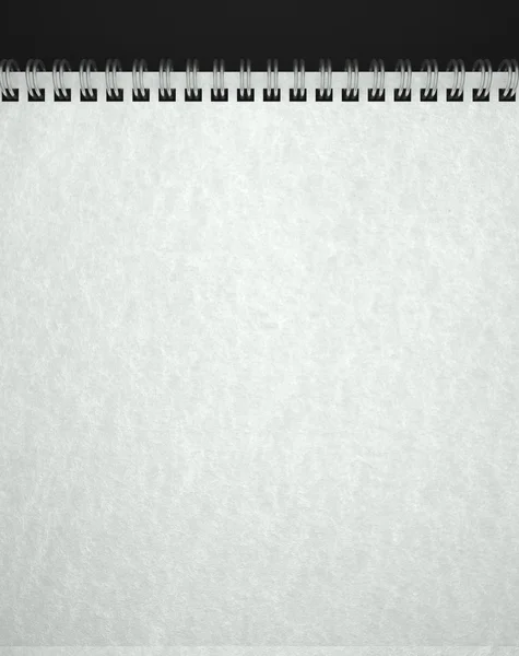 Papier textuur in lege nota boek — Stockfoto