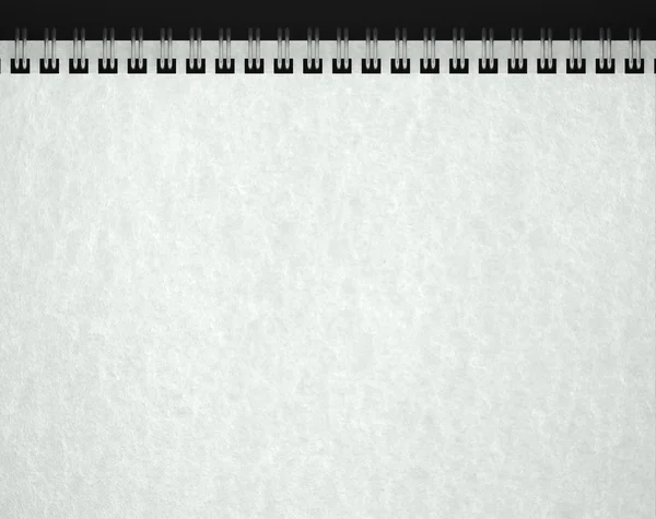 Papier textuur in lege nota boek — Stockfoto