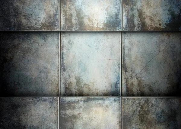 Squre azulejos modelo grunge fundo — Fotografia de Stock