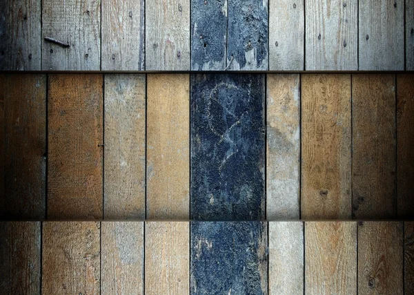 Drewniane deski szablon tło grunge — Zdjęcie stockowe