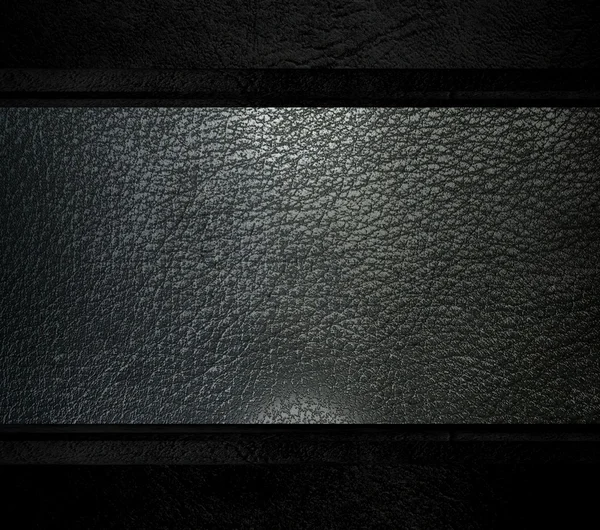 Black leather template light background — Stock Photo, Image
