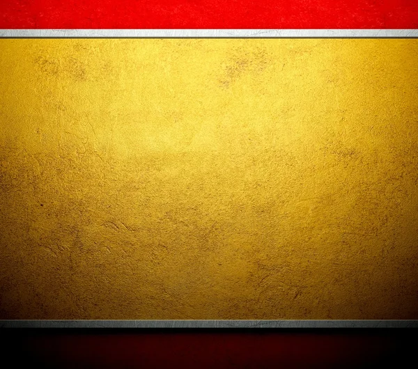 Gold Vorlage Metall Leinwand Hintergrund — Stockfoto