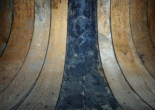 木製の壁のテクスチャ、内部空 — ストック写真