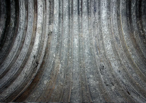 Metal wall texture, empty interior — Stock Photo, Image