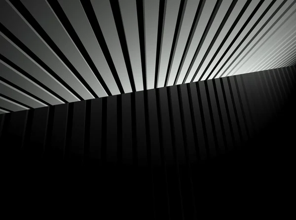 Linhas 3d, fundo futurista abstrato — Fotografia de Stock