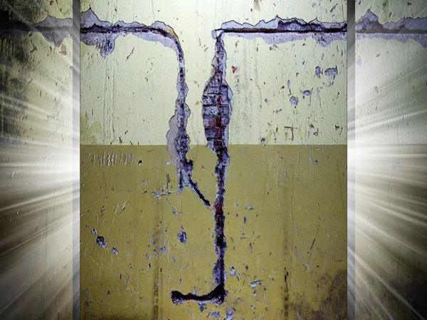 Grunge eski duvar dokusu 3d tanıtımı — Stok fotoğraf