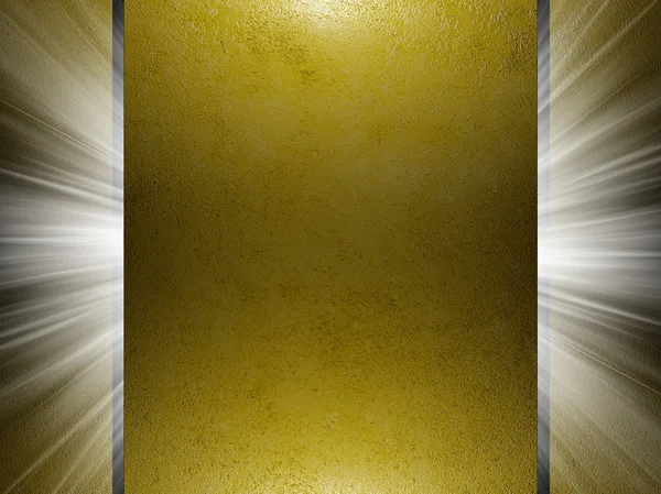 Gouden papier textuur 3d presentatie — Stockfoto
